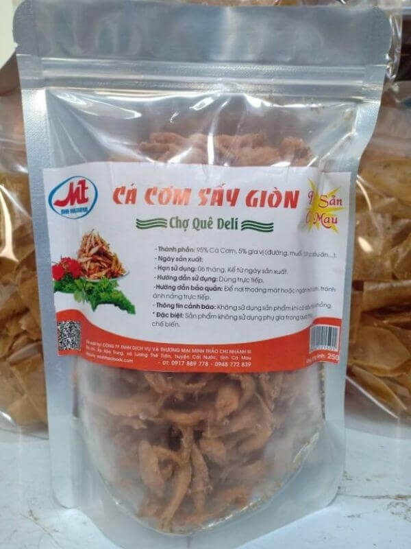 Cá cơm sấy giòn Minh Thảo.