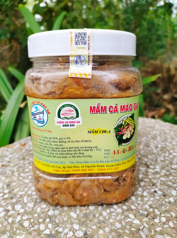 Mắm cá mào gà Cà Mau