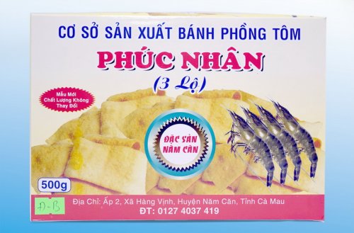 Bánh phồng chay Phúc Nhân.